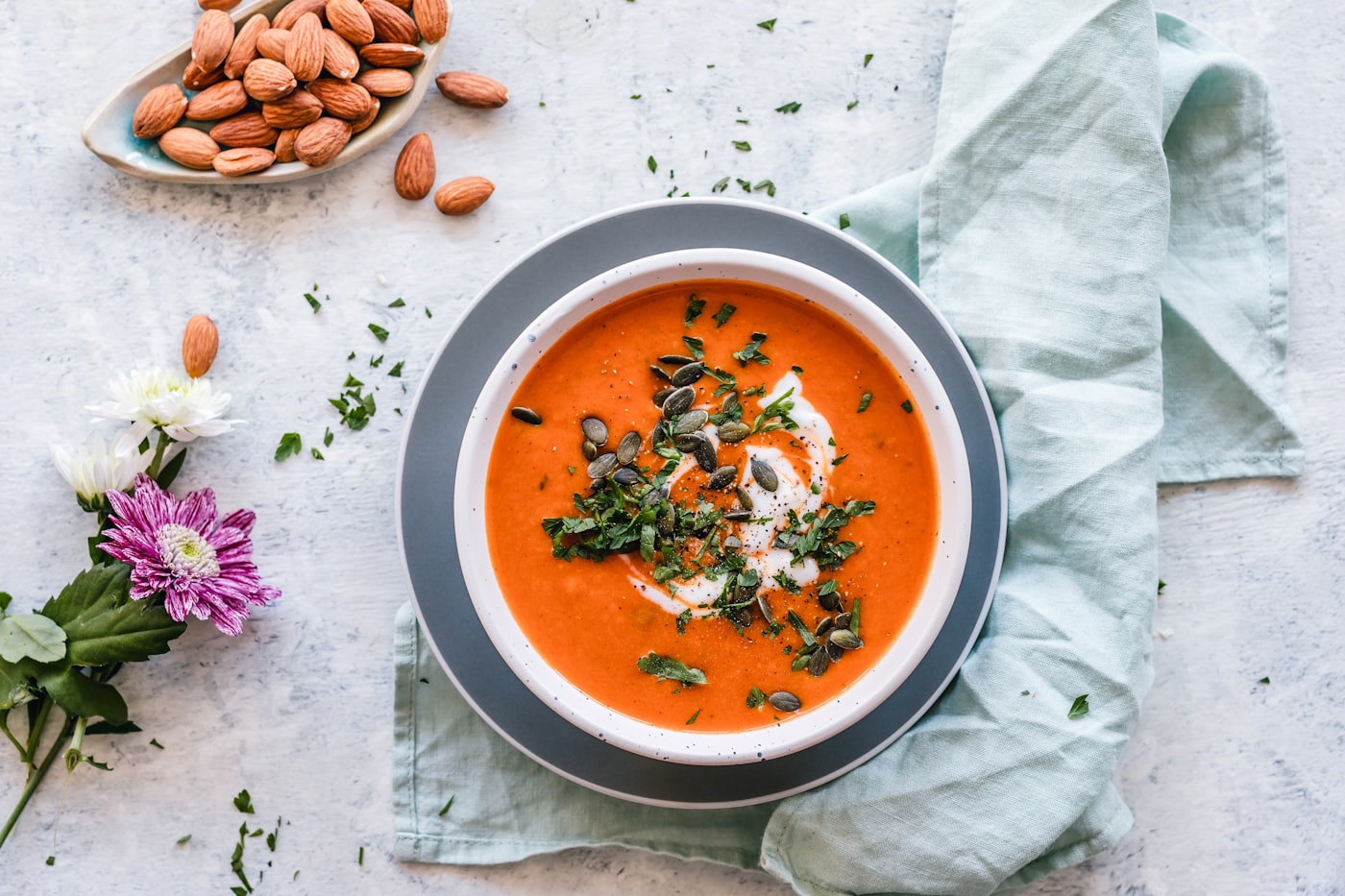 Cozy Red Lentil Vegetable Soup