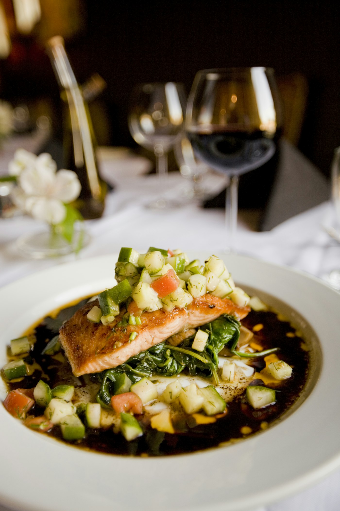 Maple Mustard Salmon Tray Dinner